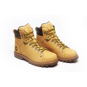 BOTA COURO WORKER CLASSIC NOBUCK YELLOW/COFFEE/BROWN