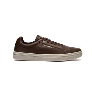 TENIS COURO WC 34 COFFEE/LIGHT GREY/GREY