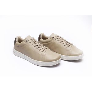 TENIS COURO WC 33 KHAKI/COFFEE/GREY