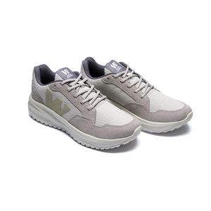 TENIS COURO WC 22 DUSTER BEIGE/WOOD GREY/BEIGE